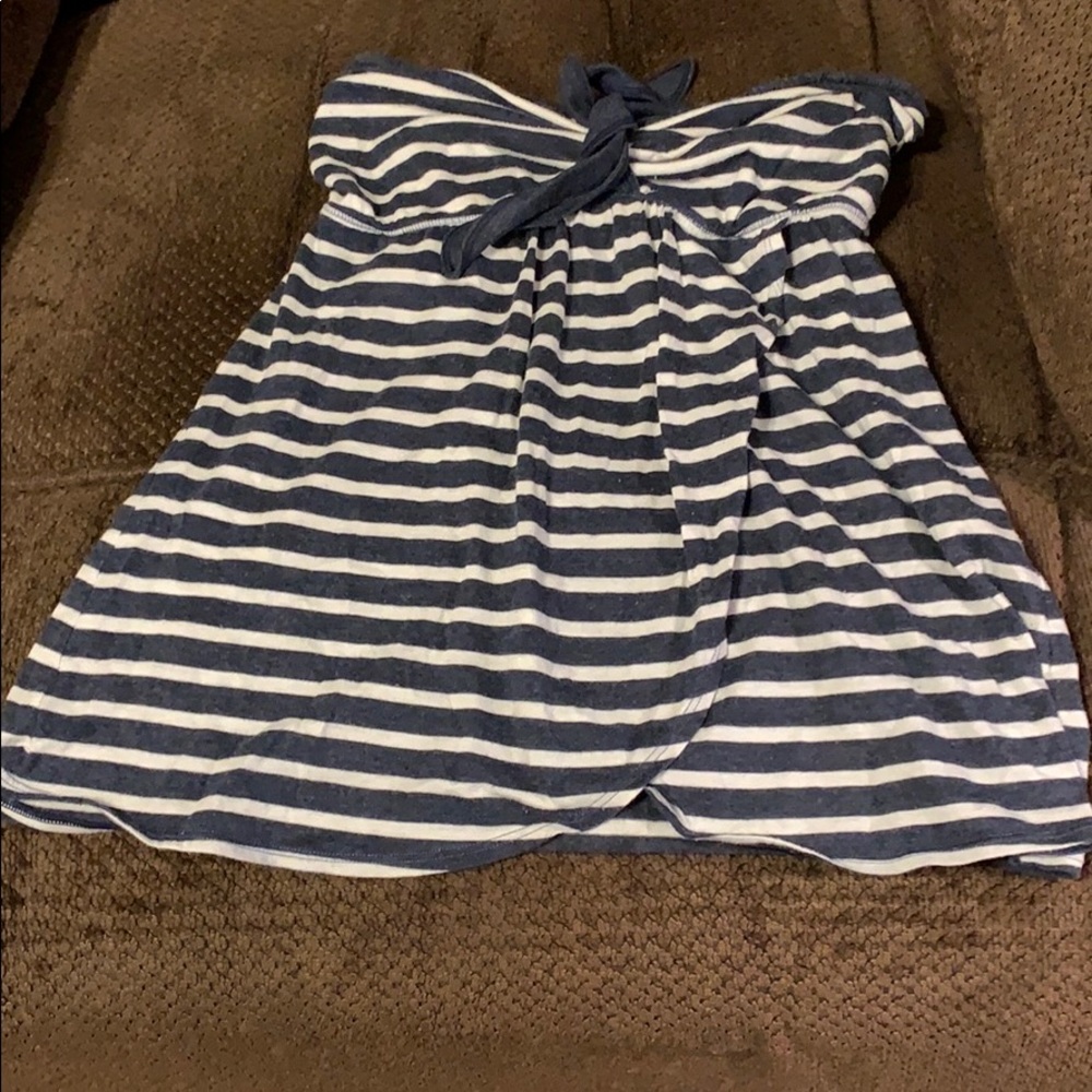 Striped Hollister Tube Top